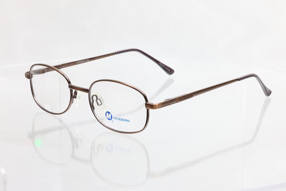 Modern Cal Brown 50-19-140mm Eyeglass FRAMES ONLY - NEW/WITHOUT TAGS